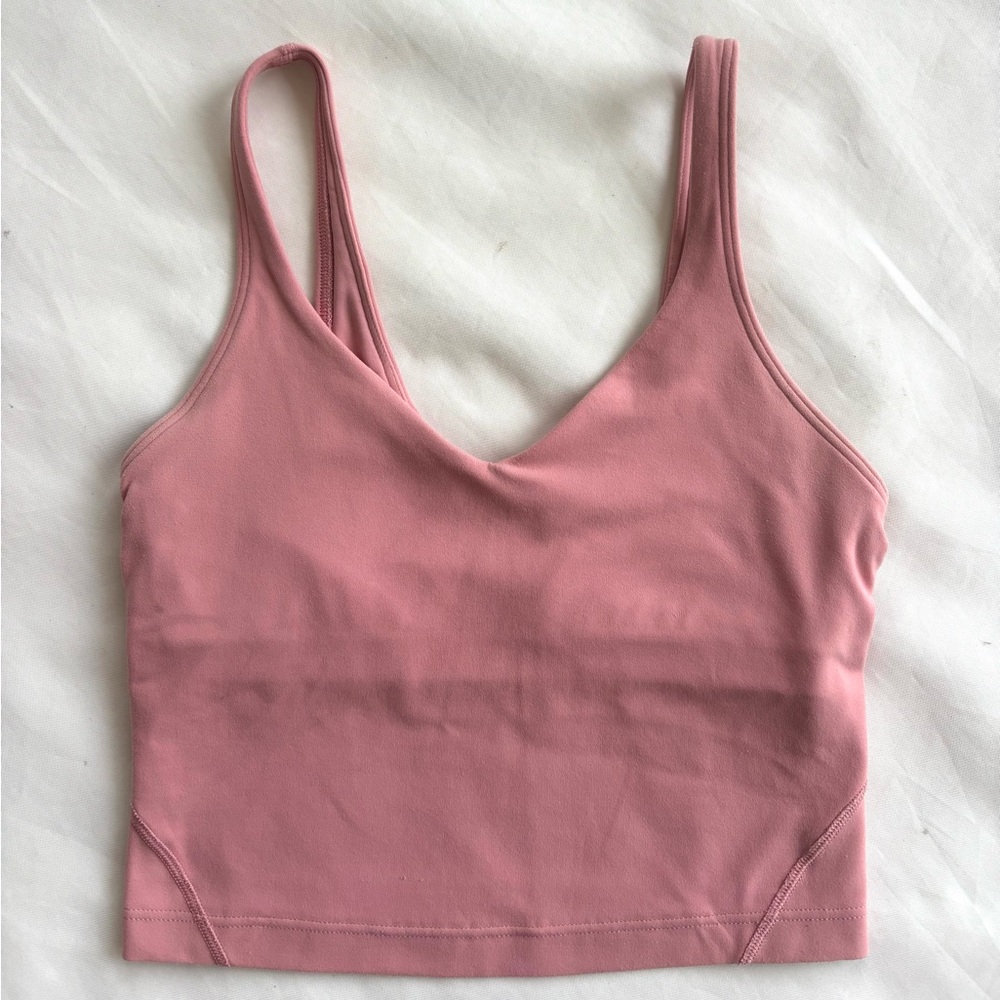 Lululemon align tanks size 2 pink puff